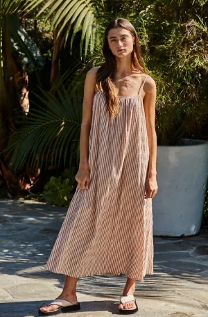 Flossie Dress -- Brown