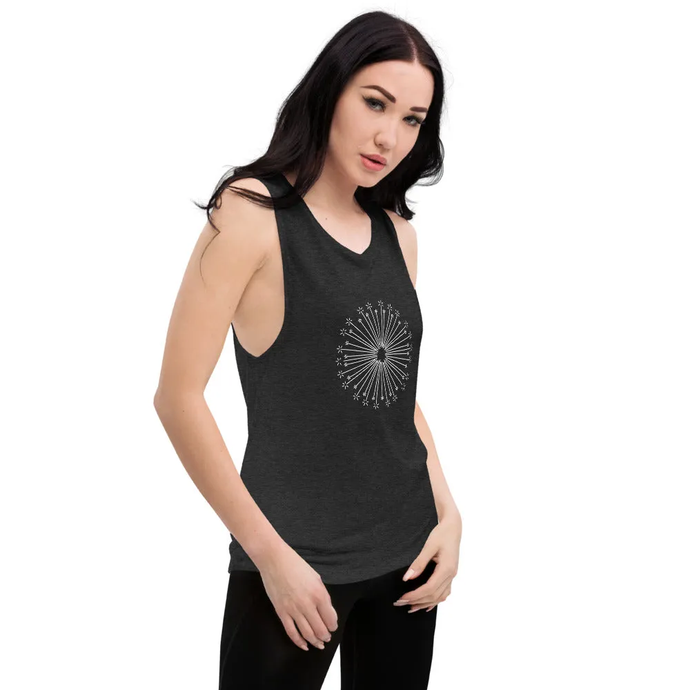 Flower Burst Ladies’ Muscle Tank