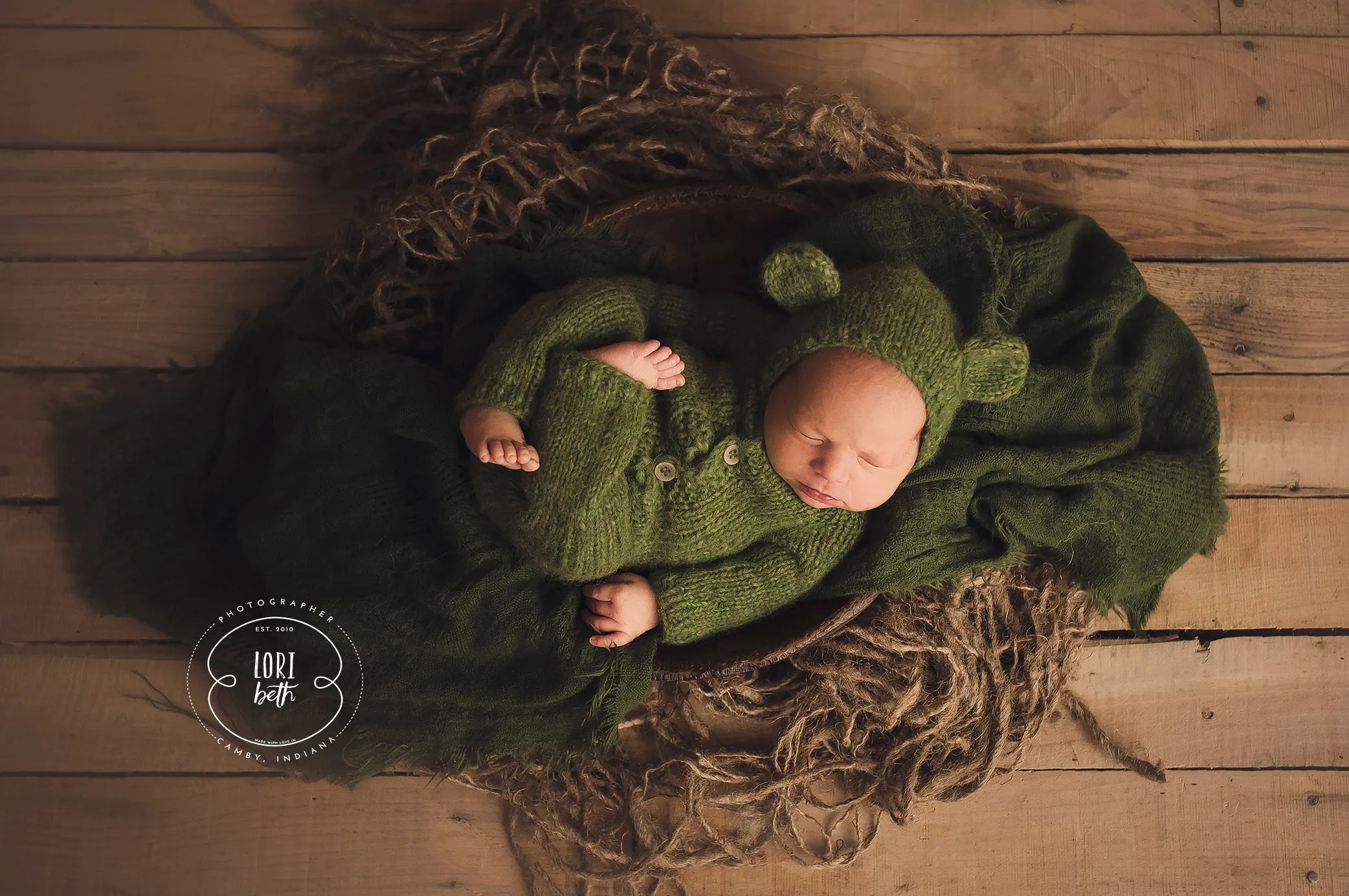 Footless Knitted Romper & Classic or Teddy Bonnet - more colors