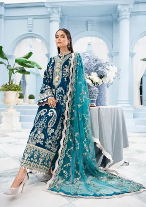 Formal Pakistani Shalwar Kameez in Teal Shade #PF269