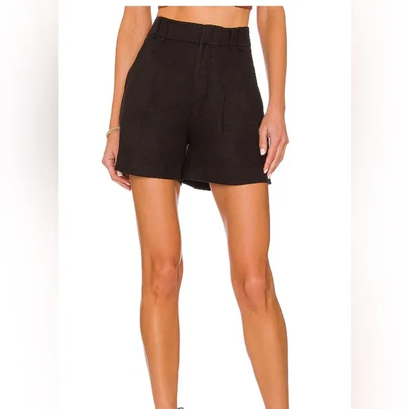 Free People Chelsea Linen Shorts
