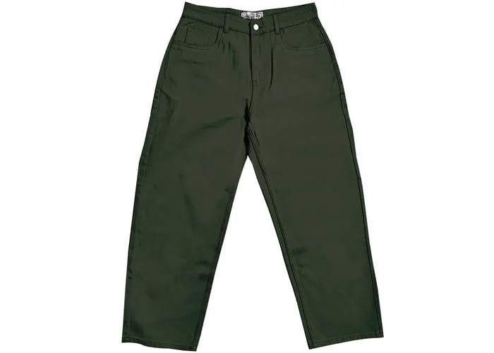 Frosted Wavy Pants Army Green