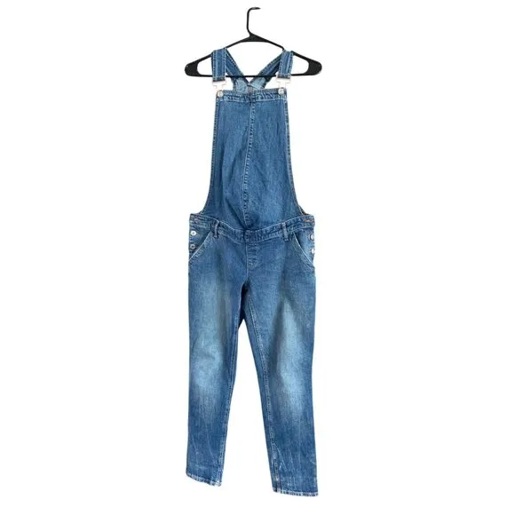 Gap Maternity Overalls Womens Size XS Jean Denim Bib Y307084 Blue Jeans