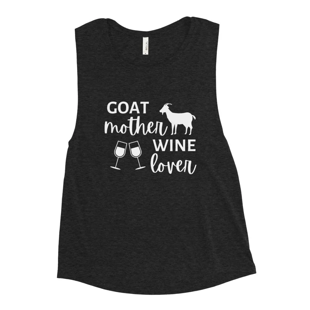 Goat Mother Wine Lover Ladies’ Tank