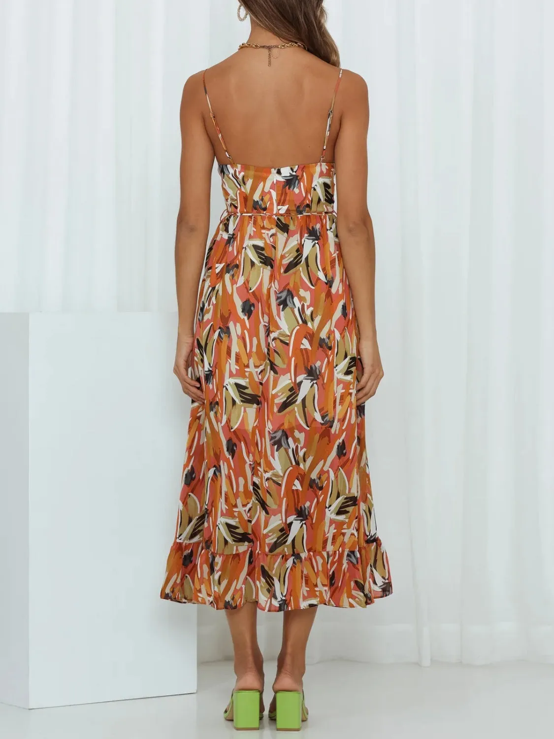 Hazel Blues® |  Printed Sleeveless Midi Cami dress