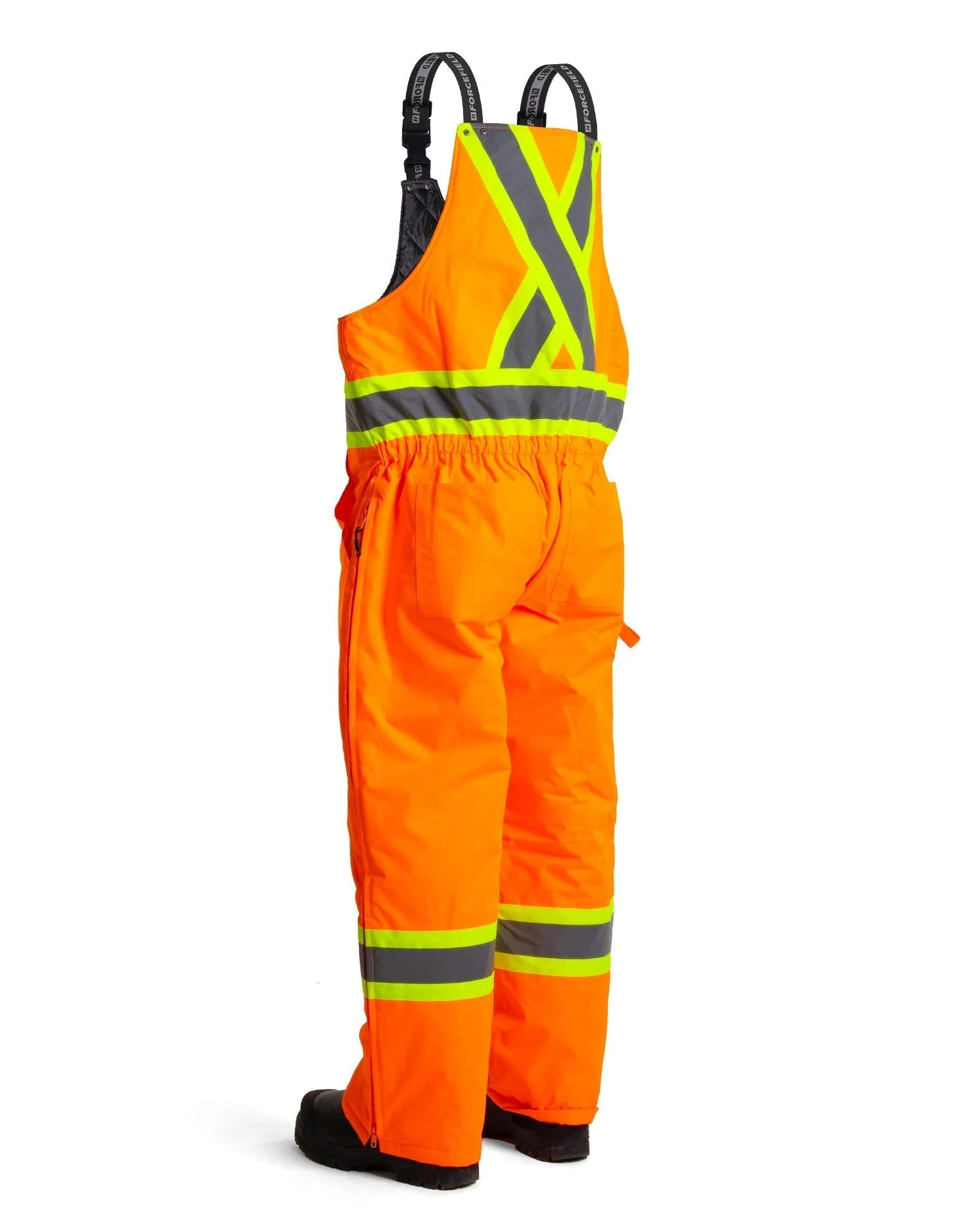 Hi-Vis Flame-Resistant (FR)   Ripstop Heavy Weight Lined Bib Pants