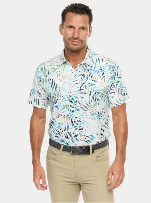 ISLAND PALM SHORT SLEEVE POLO