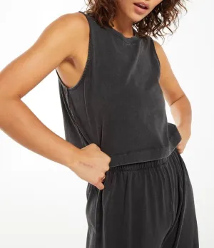 Jersey Muscle Tank - Black