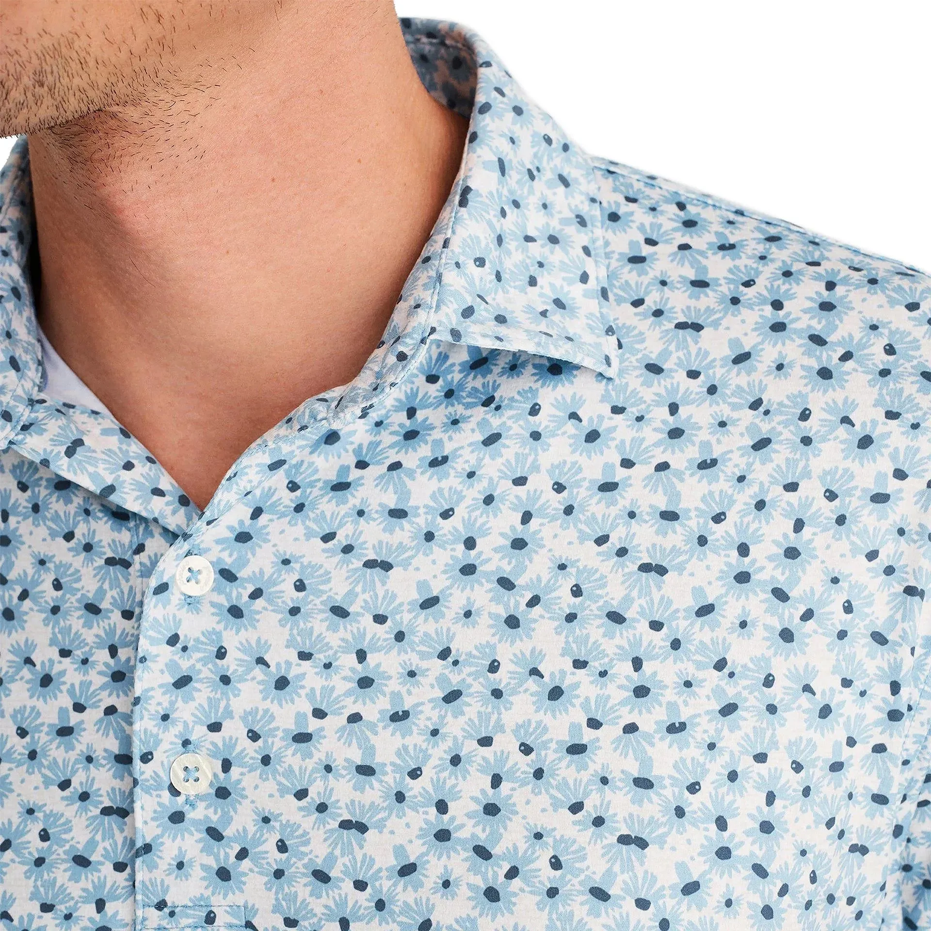 JOHNNIE-O CARLTON PREP-FORMANCE PRINTED POLO