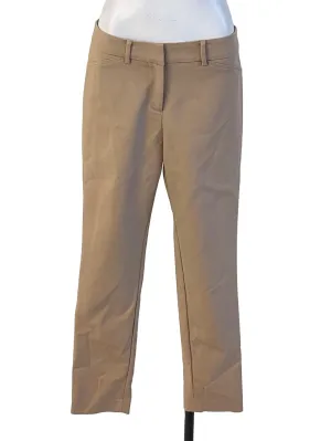 Khaki Brown Ankle Trousers