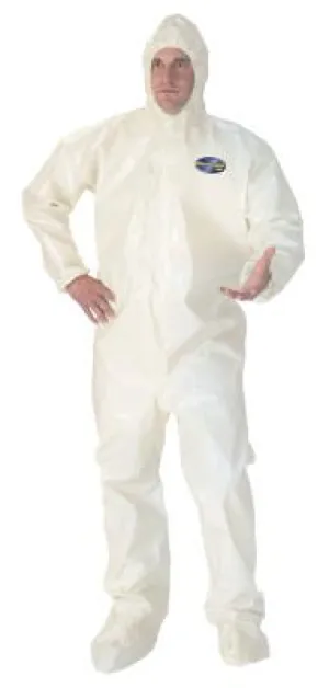 Kimberly-Clark Professional KLEENGUARD A80 WHT 4XL CHEM PROTC CVRA, 45647