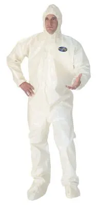 Kimberly-Clark Professional KLEENGUARD A80HZDGRD 2XL WHT CHEM CVR, 45645