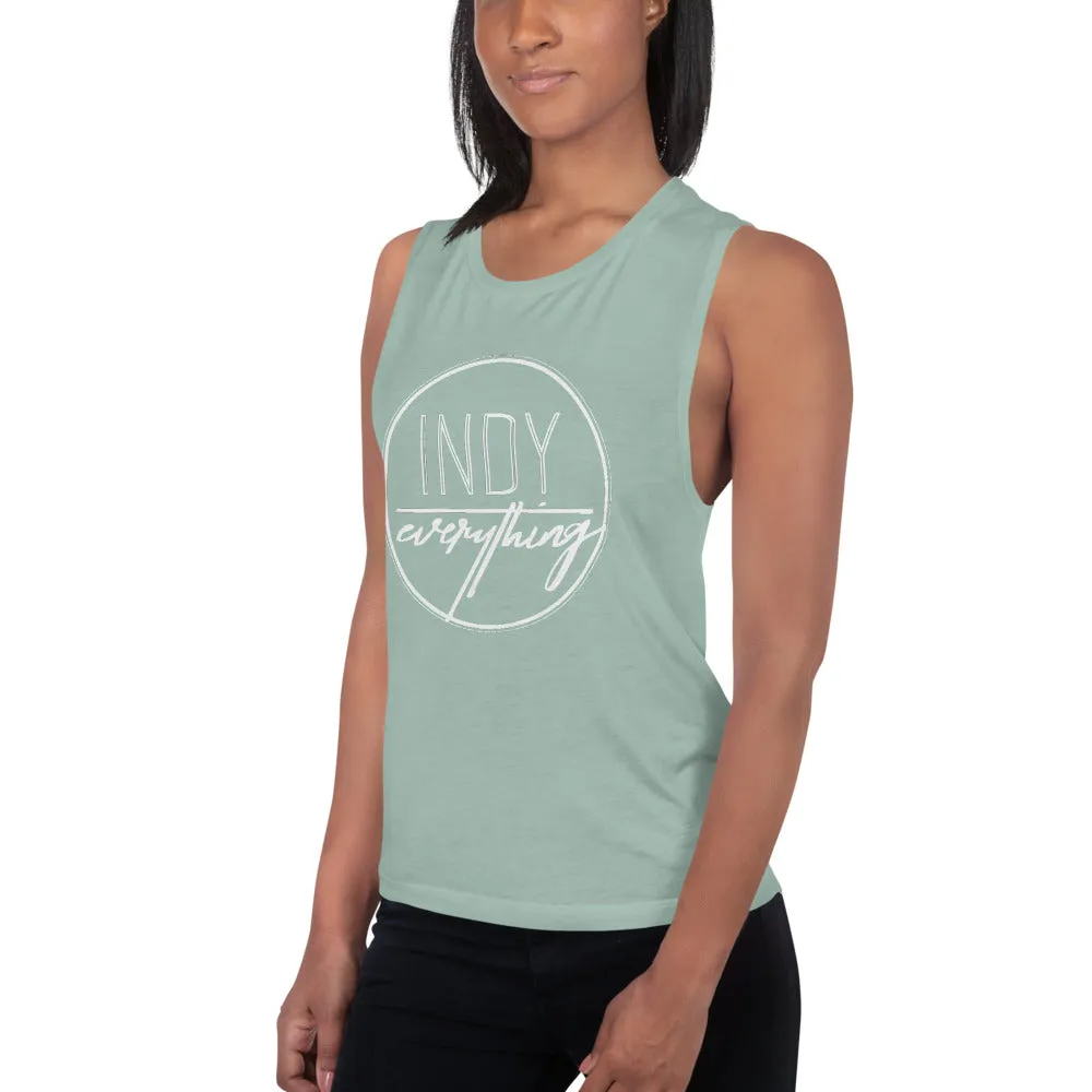 Ladies’ IOE Logo Muscle Tank