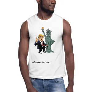 Lady Liberty getting grabbed by the p***y Muscle Shirt