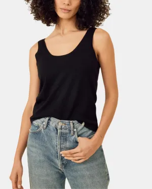 LAGUNA MERINO TANK IN BLACK