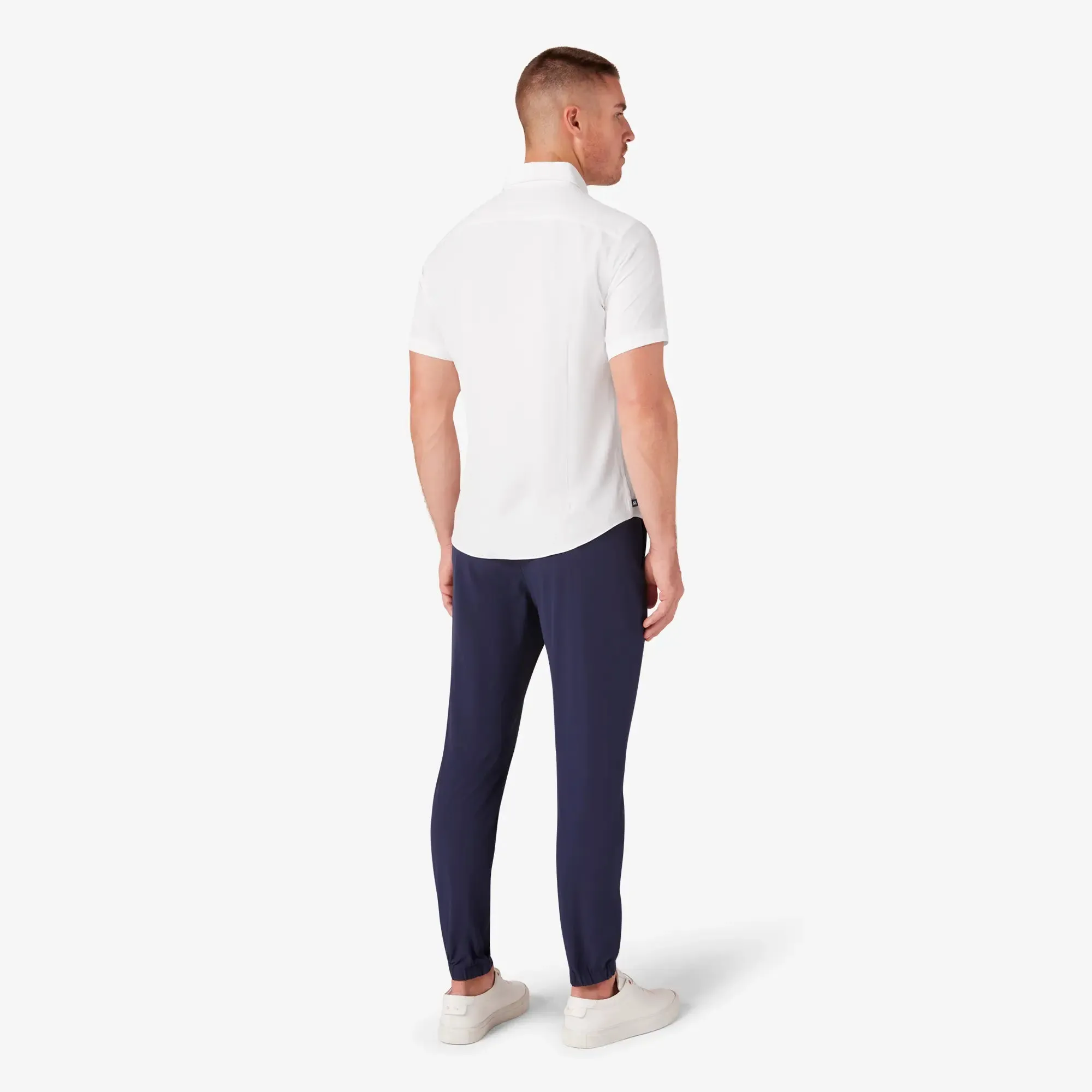 Leeward Short Sleeve - White Solid