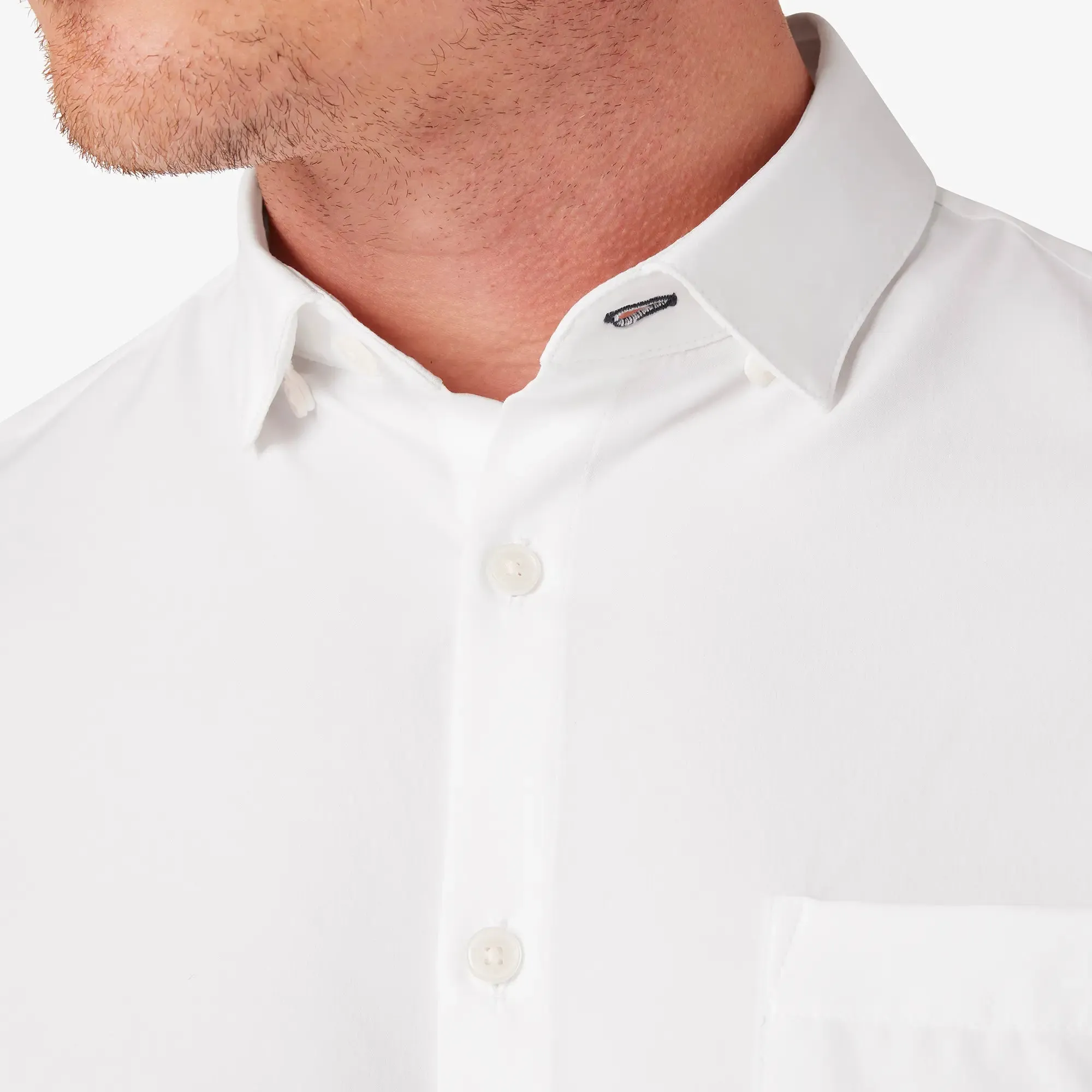 Leeward Short Sleeve - White Solid