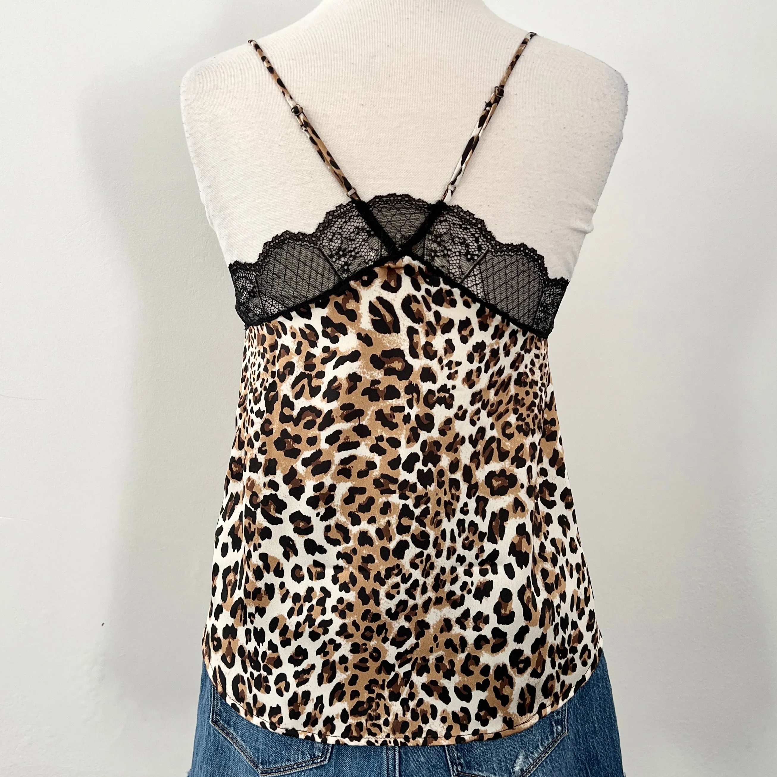 Leopard Lace Cami - True Leopard