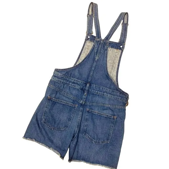 Madewell • Adirondack Denim Short Overalls || Small