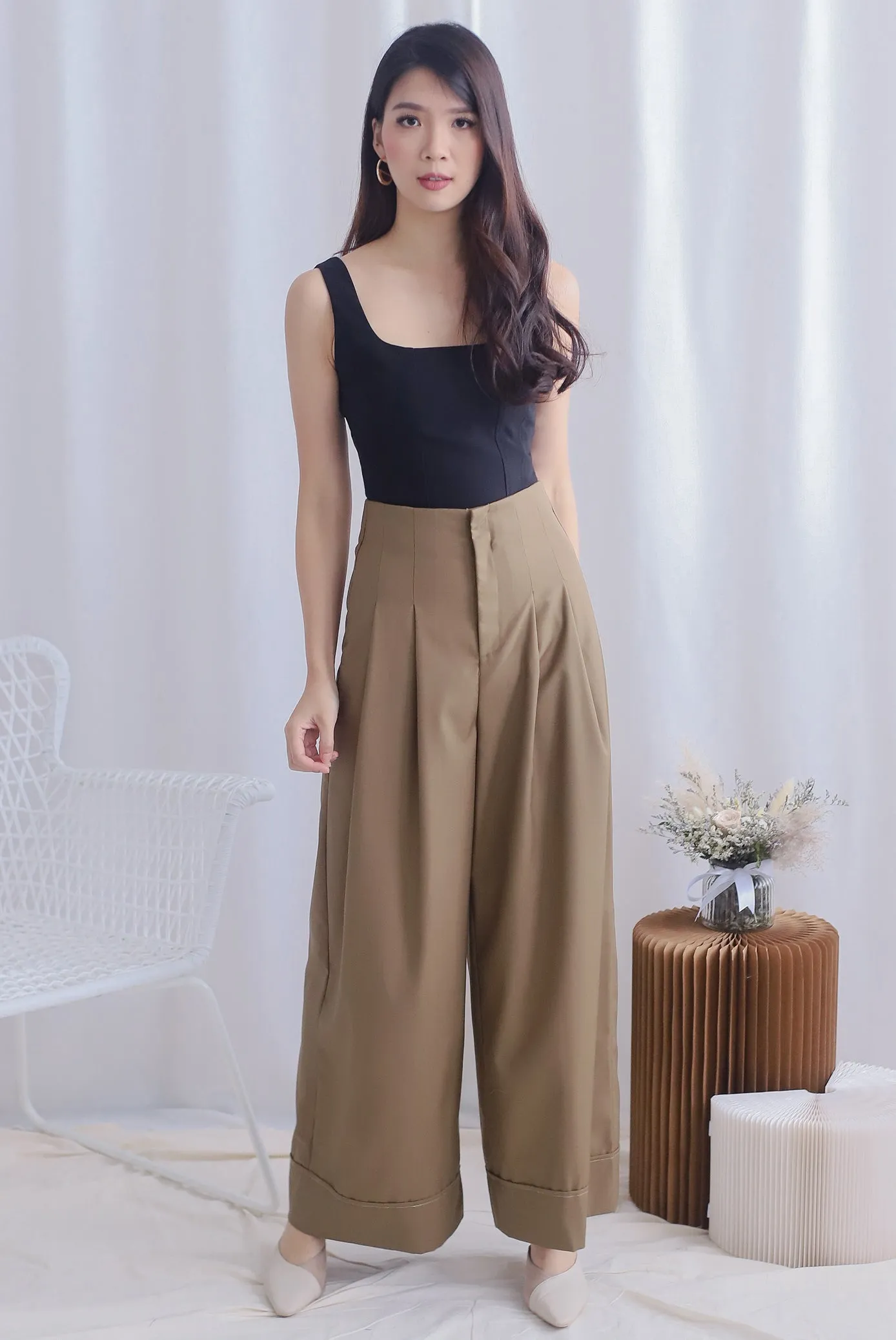 Madison Culottes In Sepia