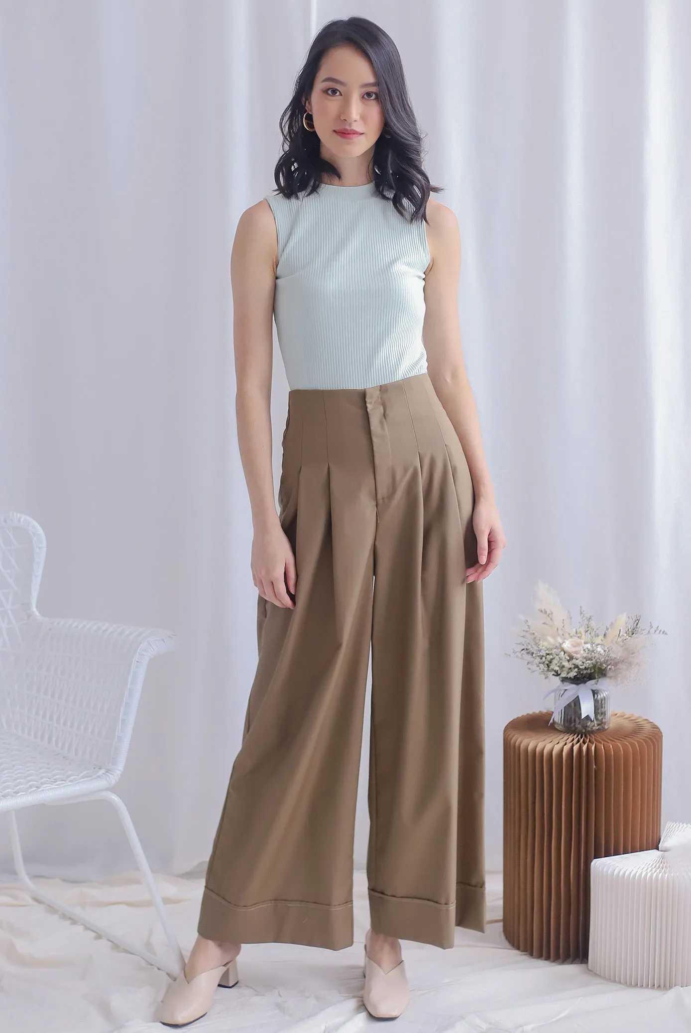 Madison Culottes In Sepia