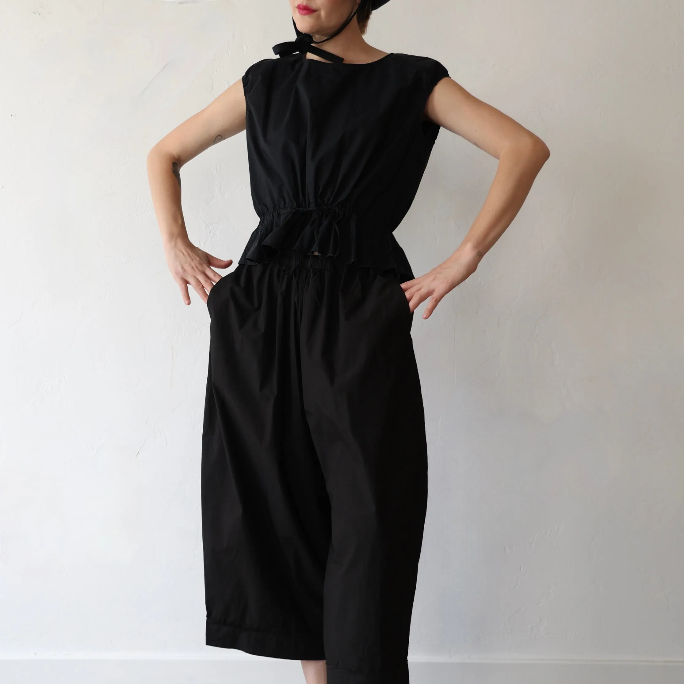 Manuelle Guibal Oversize Pants - Black