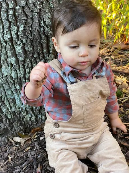 Me & Henry Jellico Cord Overalls (Stone)