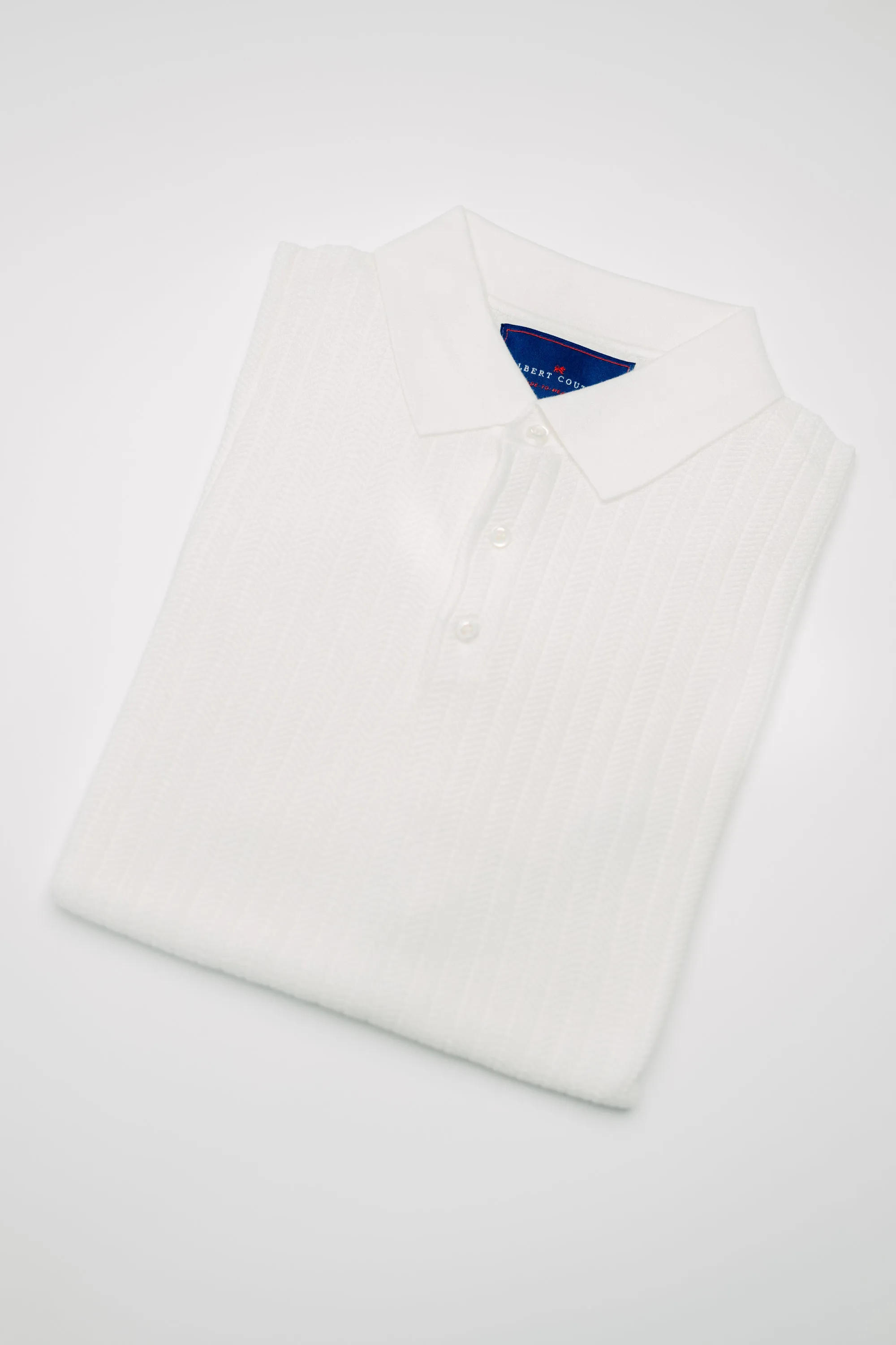 Men - F1 White  Polo