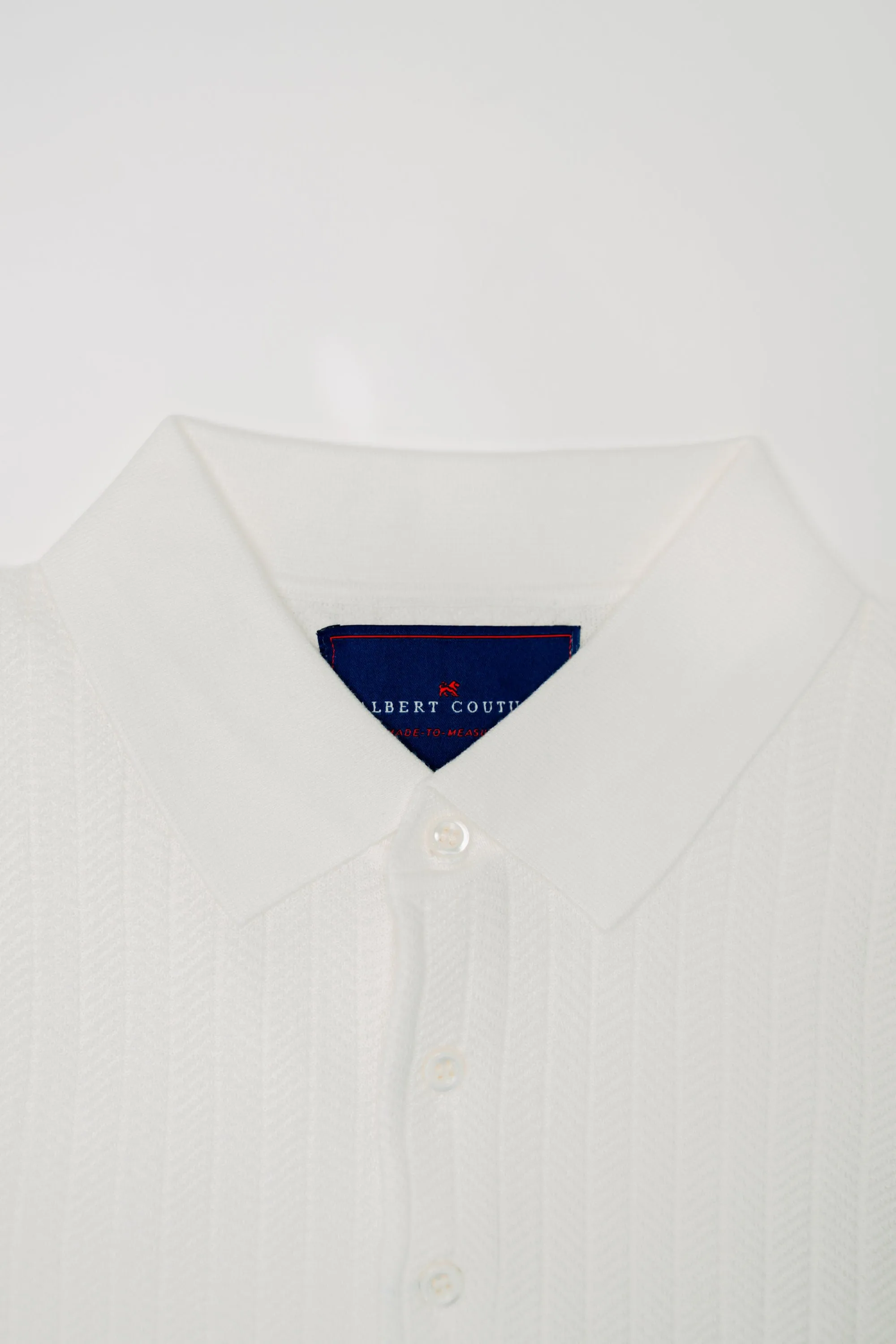 Men - F1 White  Polo