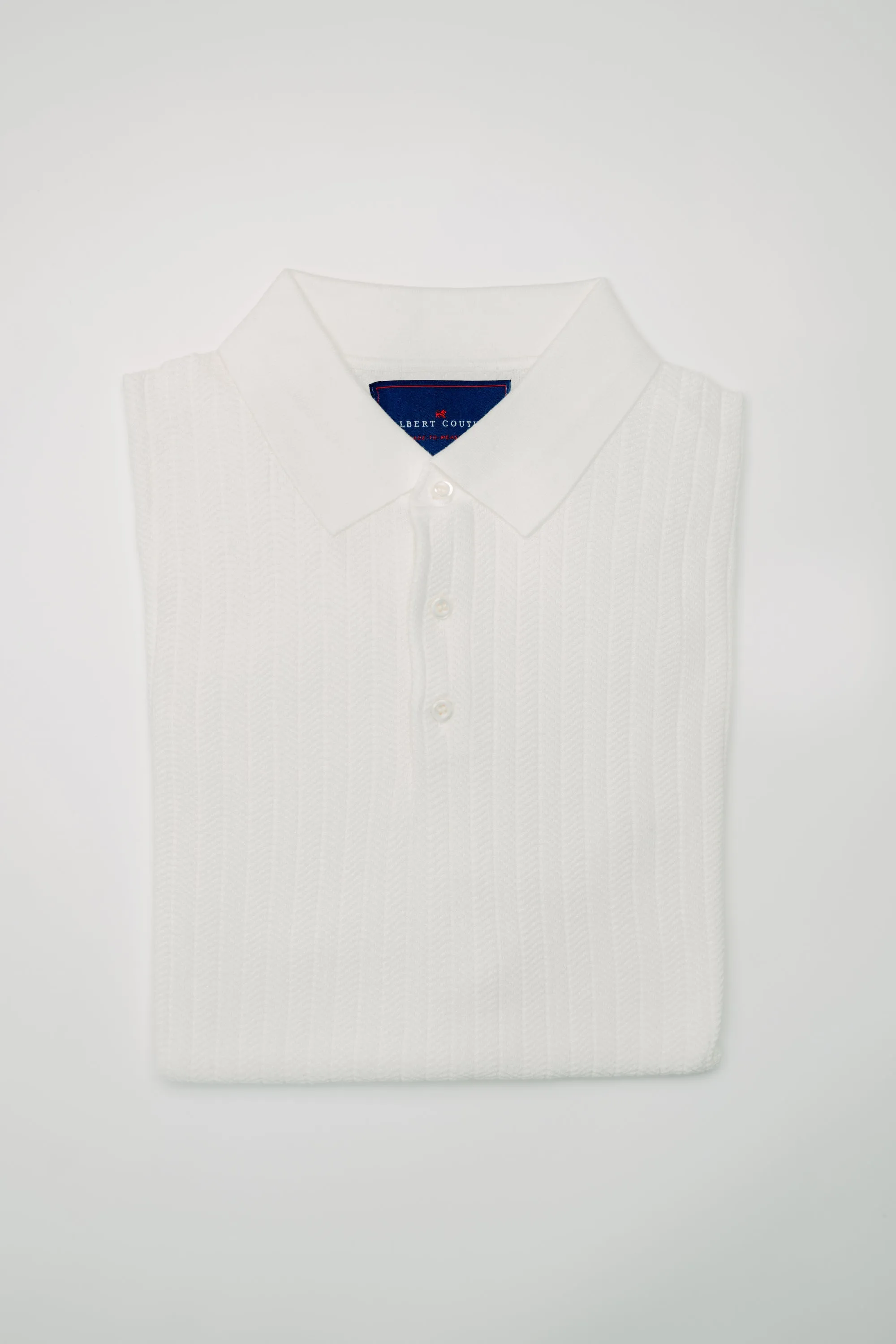Men - F1 White  Polo