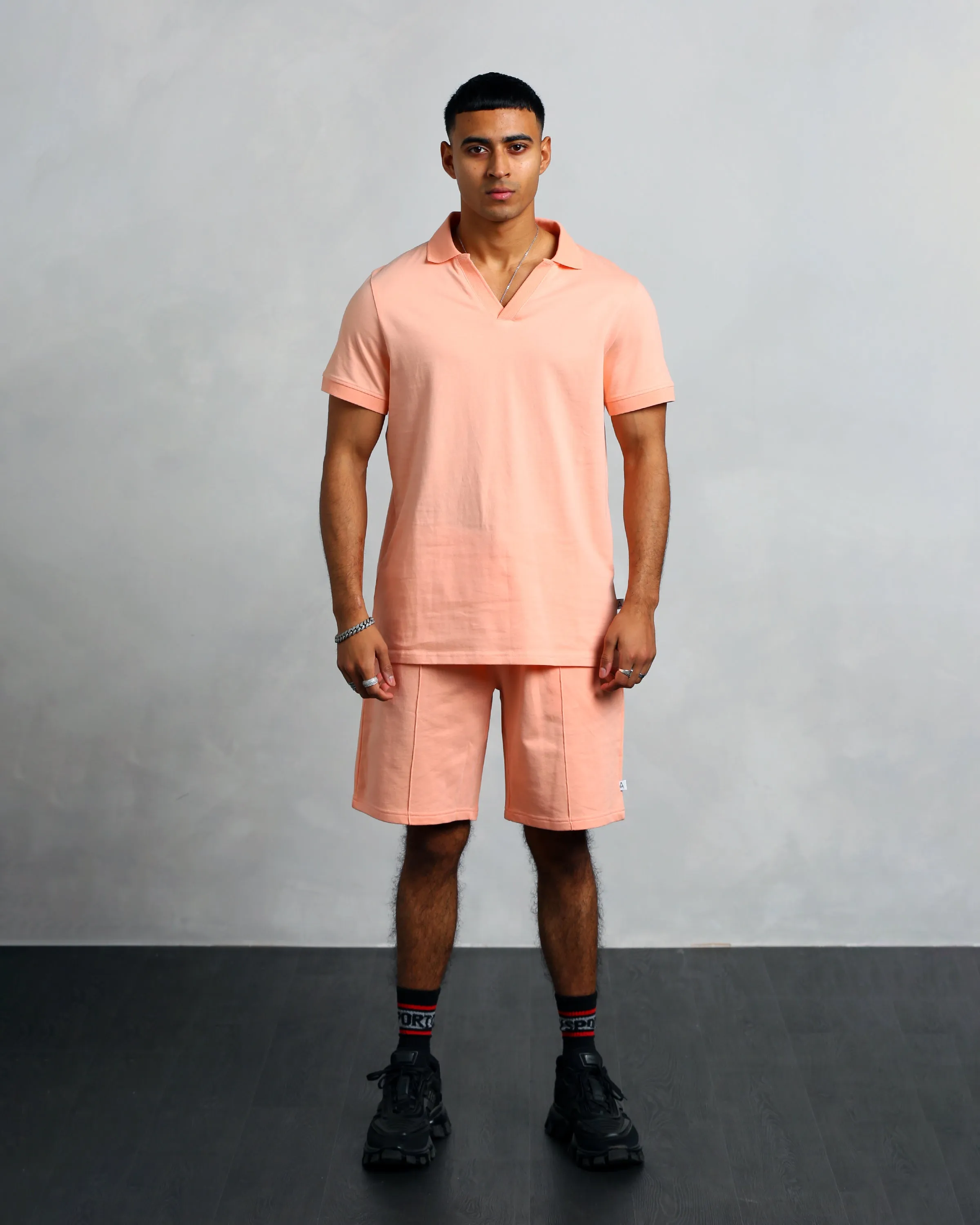 Men's Peach Polo (Sean)