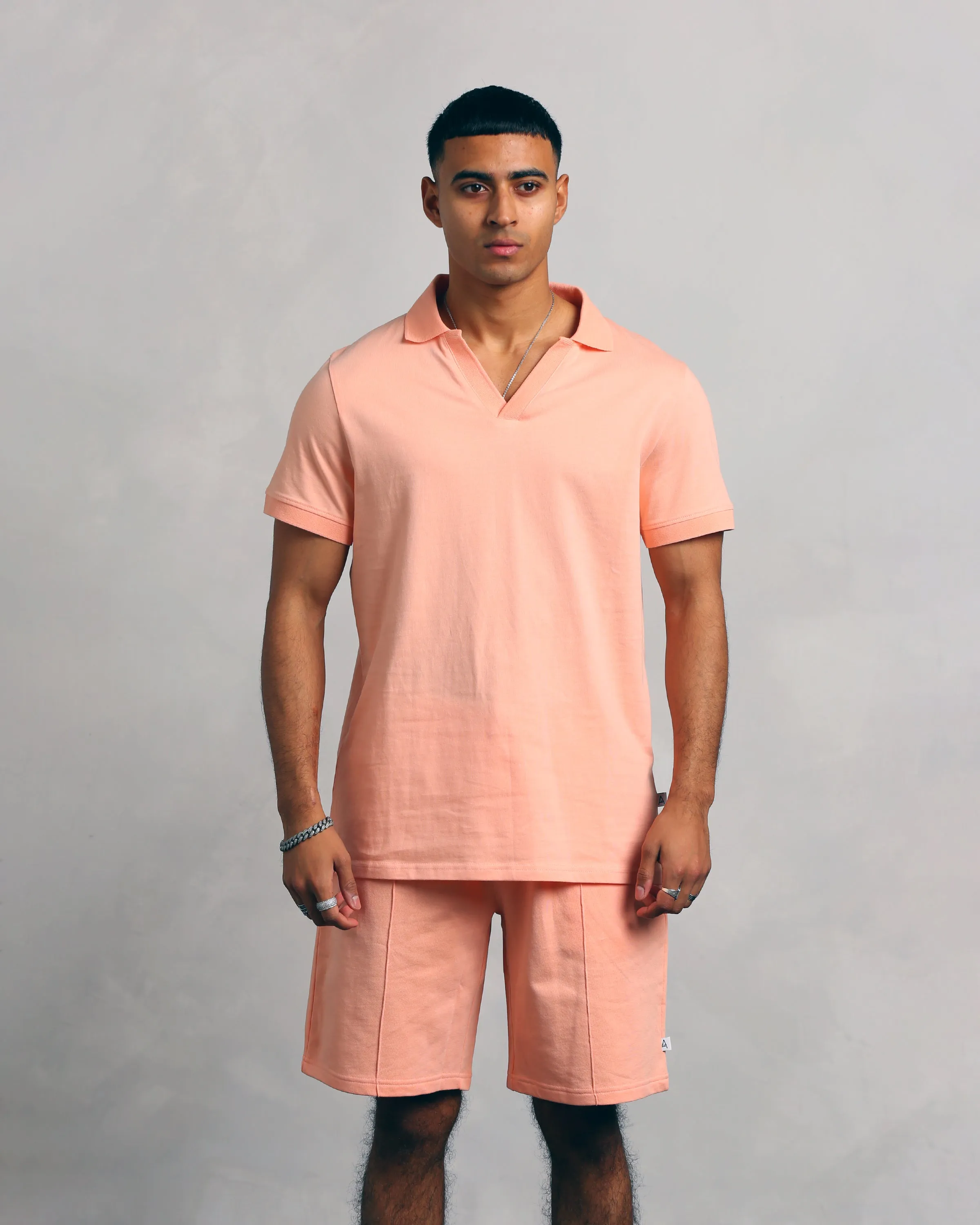 Men's Peach Polo (Sean)