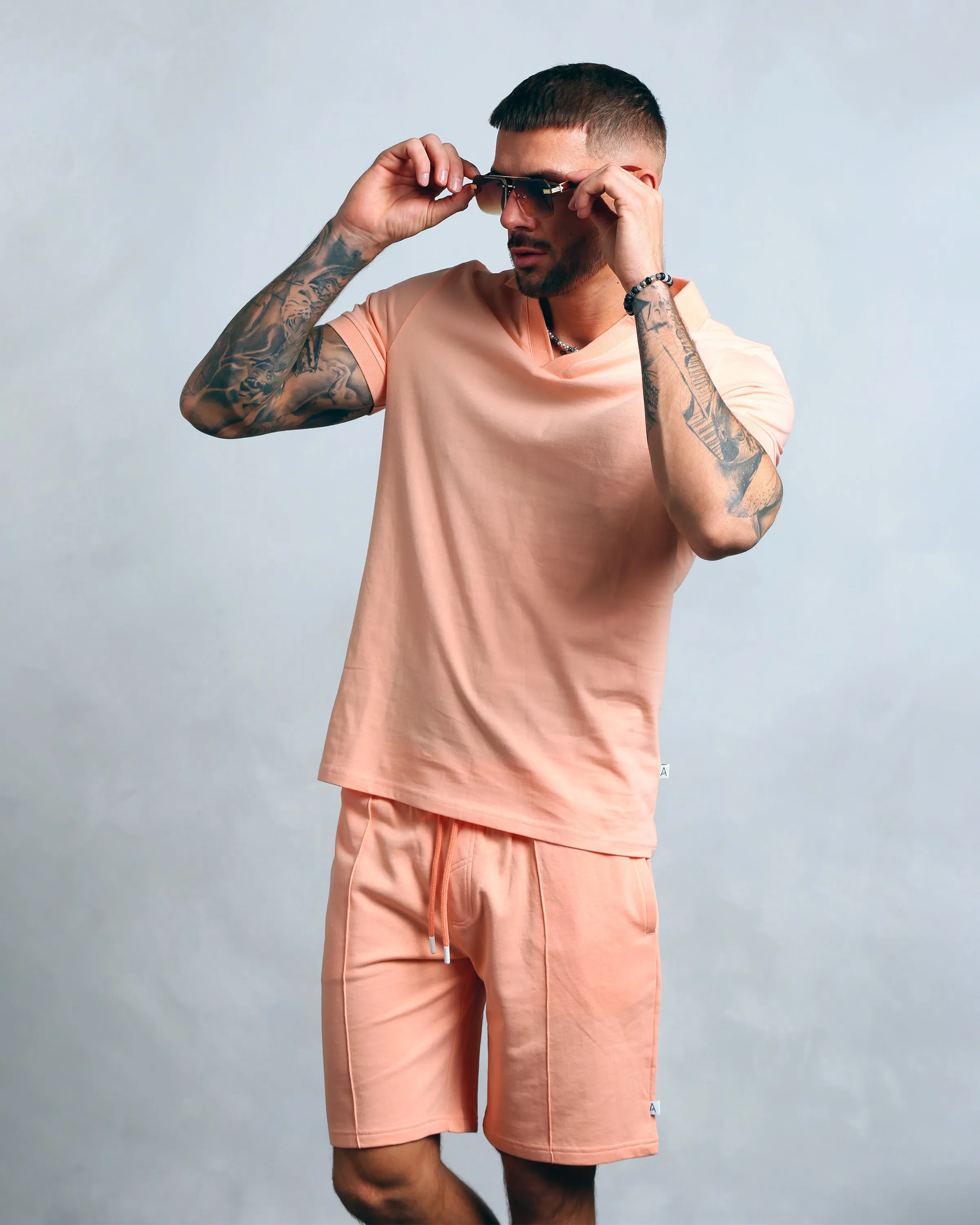 Men's Peach Polo (Sean)