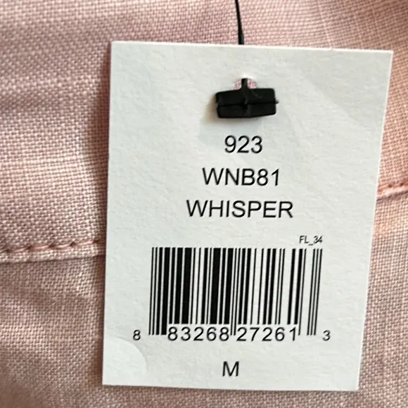 Michael Stars Trisha Linen Short in Whisper Pink Size M NWT