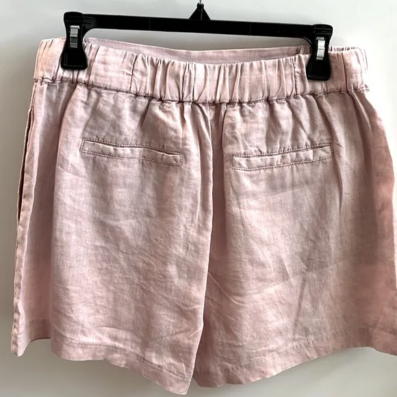 Michael Stars Trisha Linen Short in Whisper Pink Size M NWT