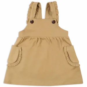Milkbarn - Organic Overall Dress - Rust Denim