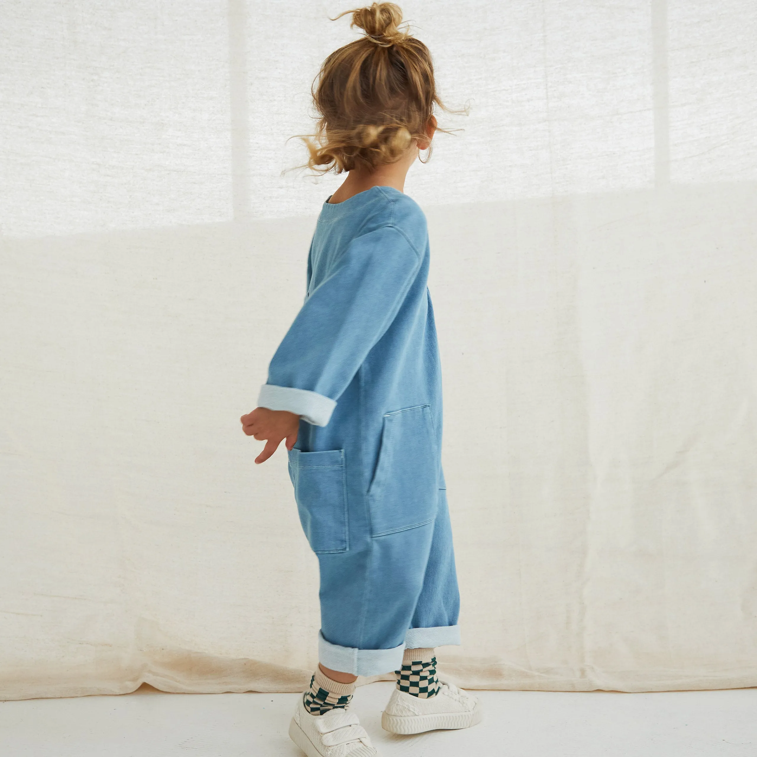 MILKING IT x ANDO Denim Overalls (Light Wash)