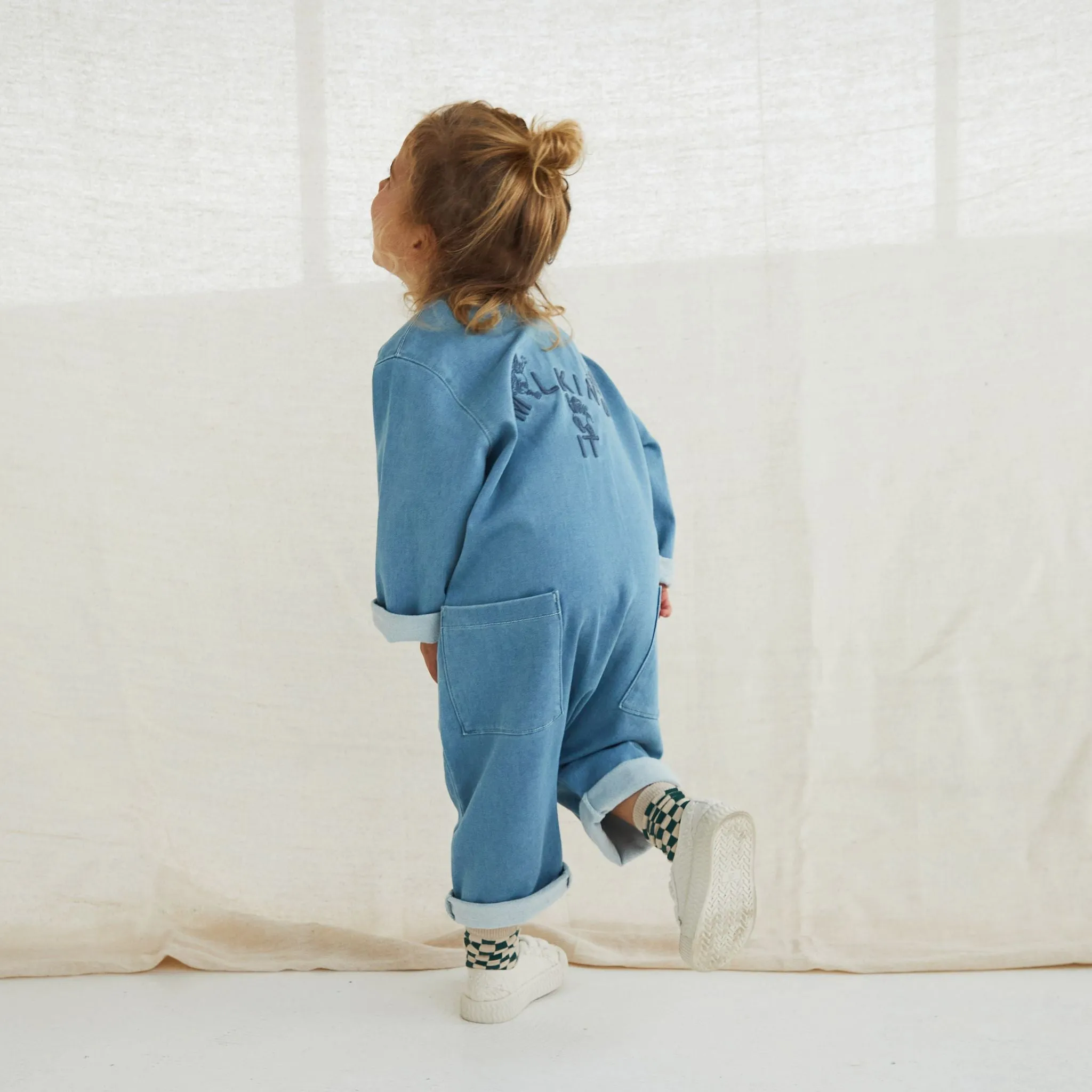 MILKING IT x ANDO Denim Overalls (Light Wash)
