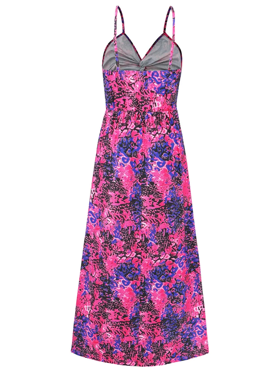 Miranda Twisted Printed V-Neck Cami Dress - Online Exclusive