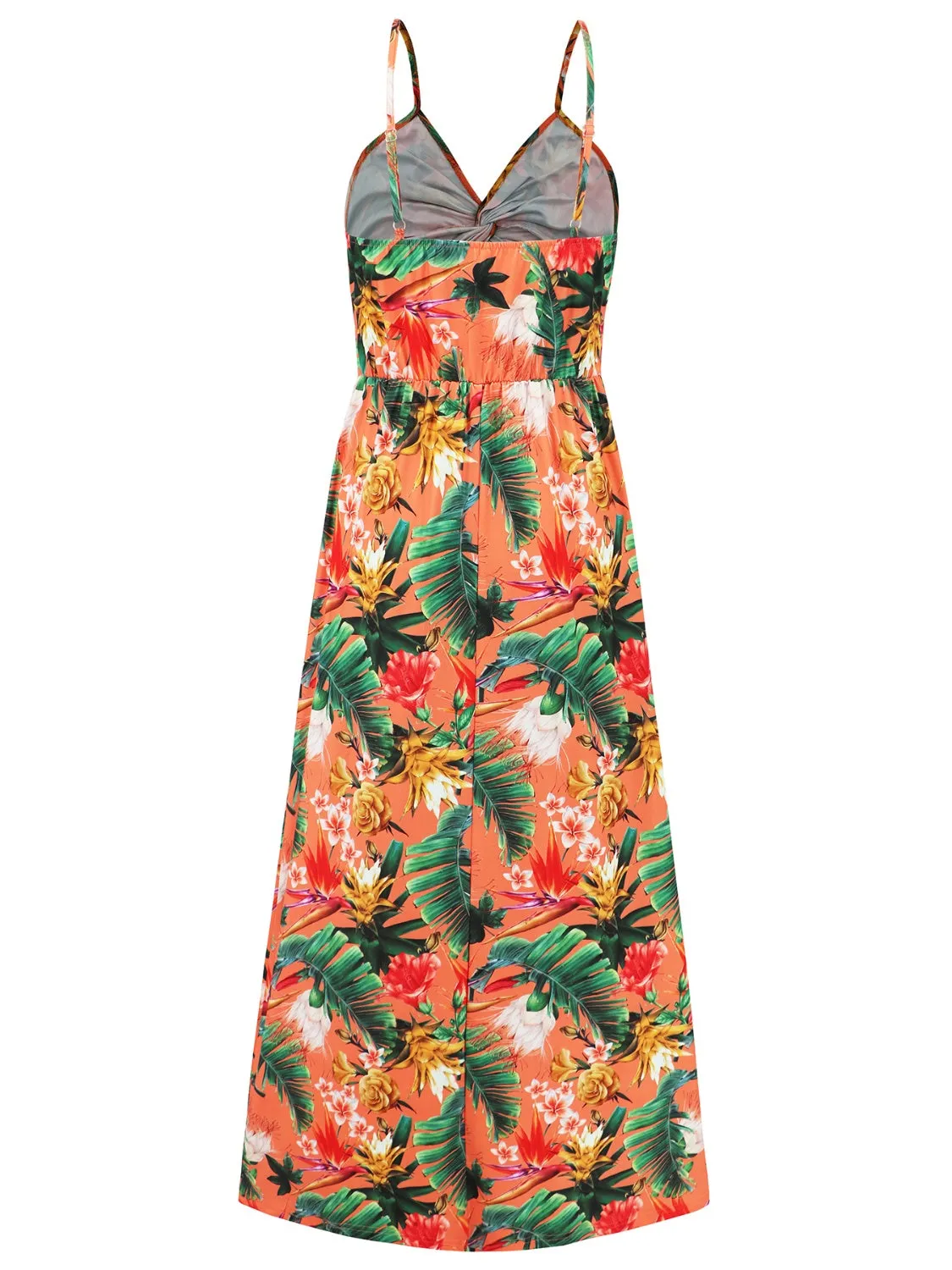 Miranda Twisted Printed V-Neck Cami Dress - Online Exclusive