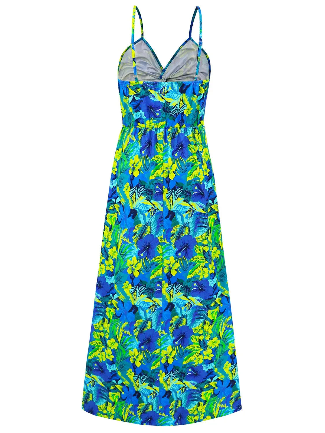 Miranda Twisted Printed V-Neck Cami Dress - Online Exclusive