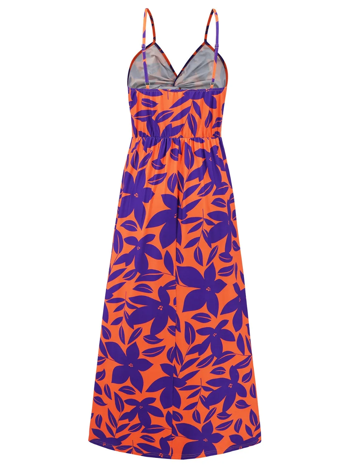 Miranda Twisted Printed V-Neck Cami Dress - Online Exclusive