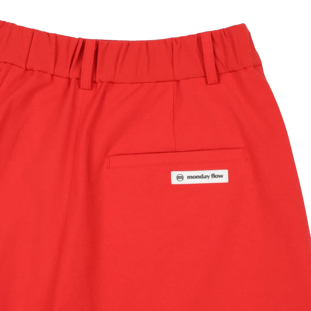 Monday Flow Four Seasons Pocket Skirt - Red