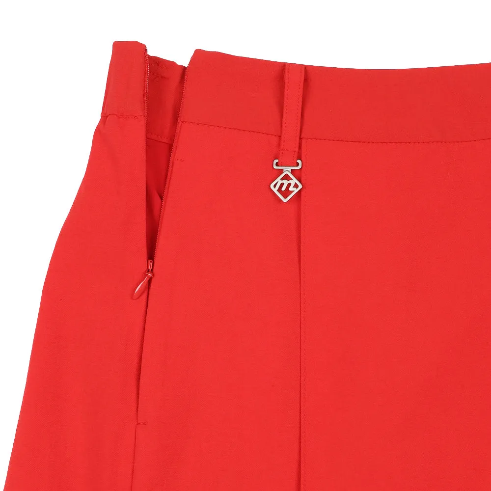 Monday Flow Four Seasons Pocket Skirt - Red