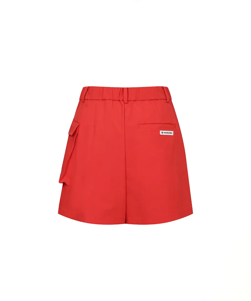 Monday Flow Four Seasons Pocket Skirt - Red