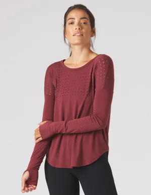 Mood Long Sleeve: Merlot