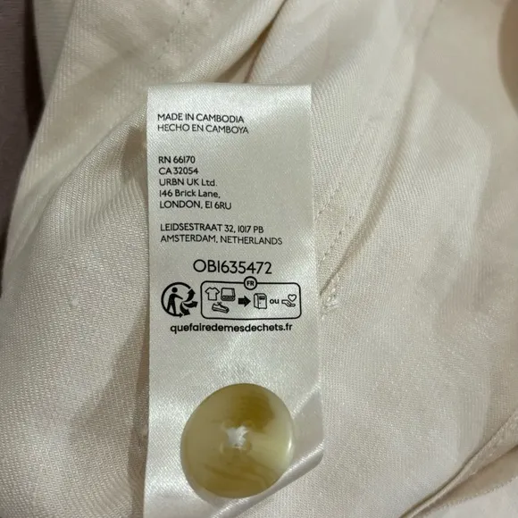 NWOT The Colette Shorts by Maeve: Linen Edition$88 Ivory Size 28 Anthropologie