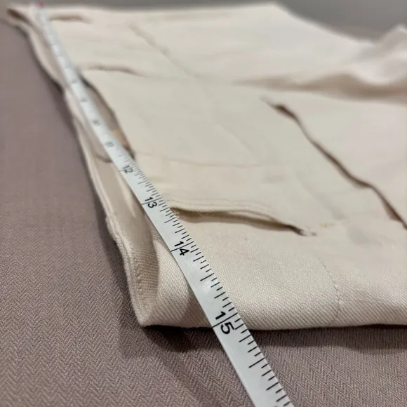 NWOT The Colette Shorts by Maeve: Linen Edition$88 Ivory Size 28 Anthropologie
