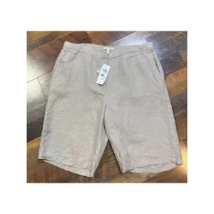 NWT Eileen Fisher Walking Shorts Organic Linen Size 14 $128