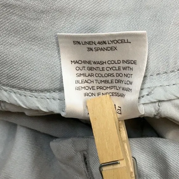 NWT Level 99 Shorts luxury Tencel linen lyocell size 24 2 pockets XS